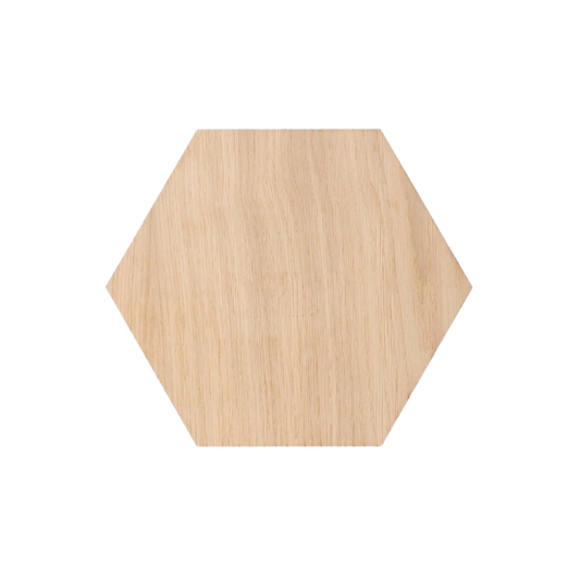 Huldra Hexagon Eiken - Wandtegel - 21X24Cm