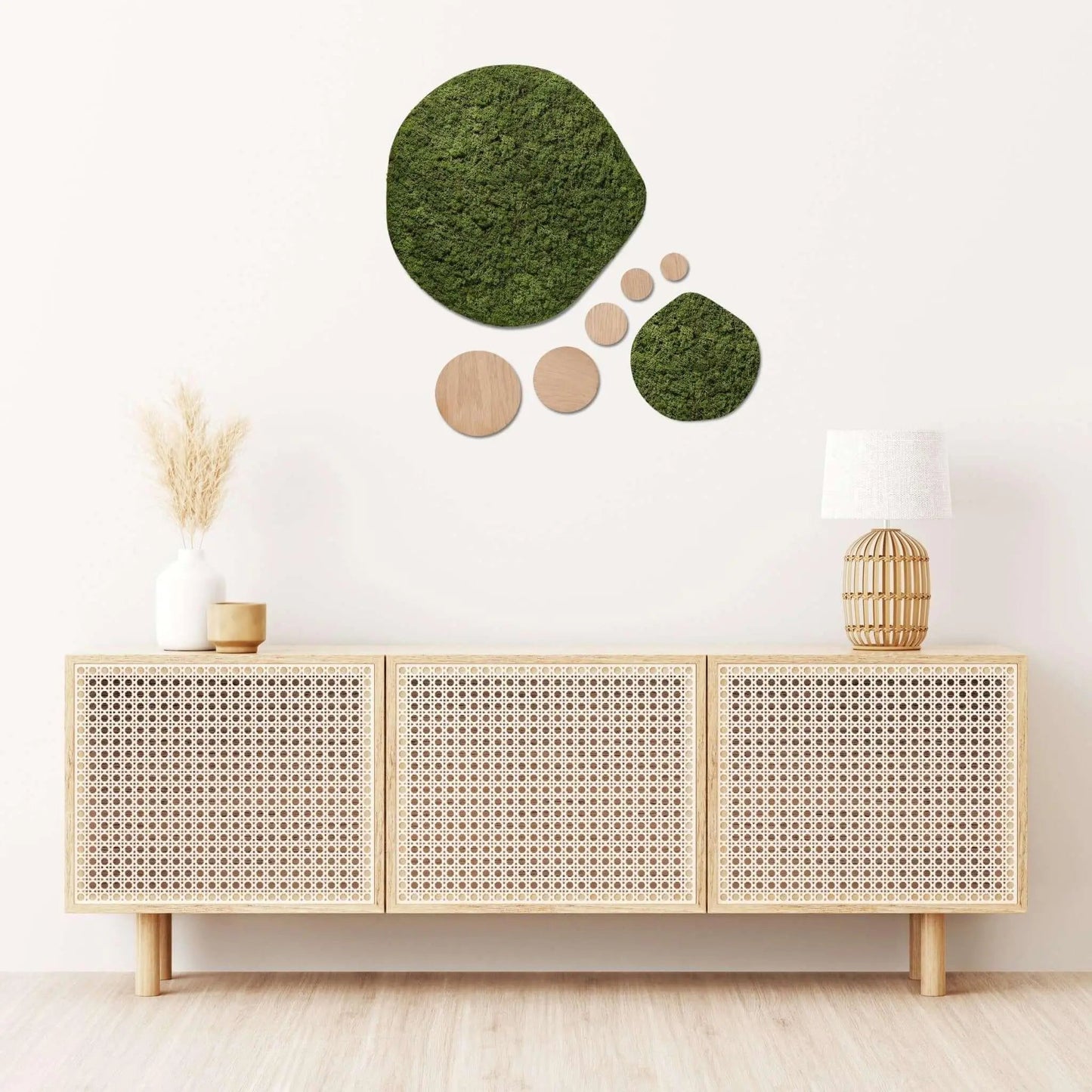 Freyr Groen - Mosschilderij - 30Cm