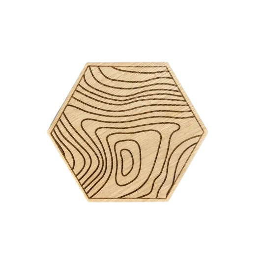 Huldra Hexagon Akoestisch - Wandtegel - 21X24Cm